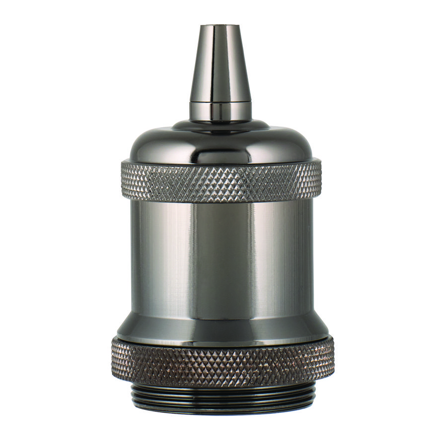 Lamphouder Retro Alu E27 zwart