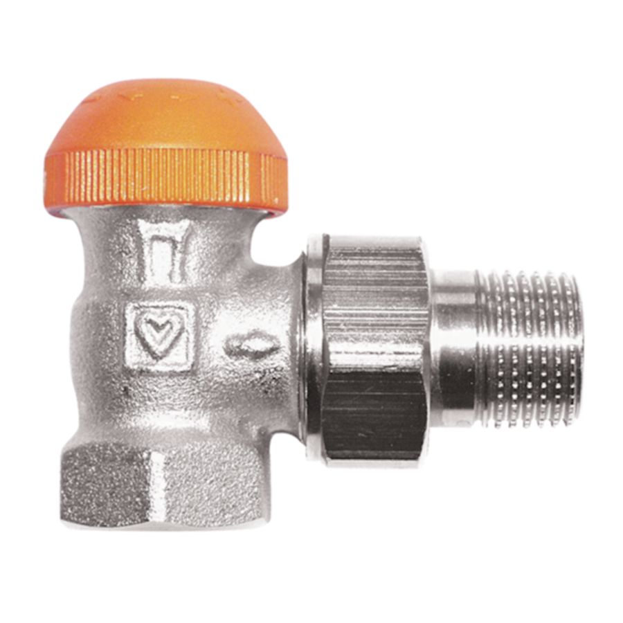 Thermostatische afsluiter TS98 V haaks 3/4 VVE=20