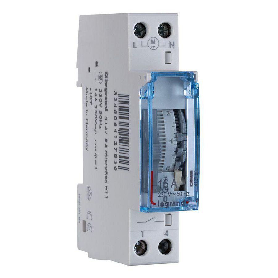 Weekklok W11 analoog 230V MicroRex