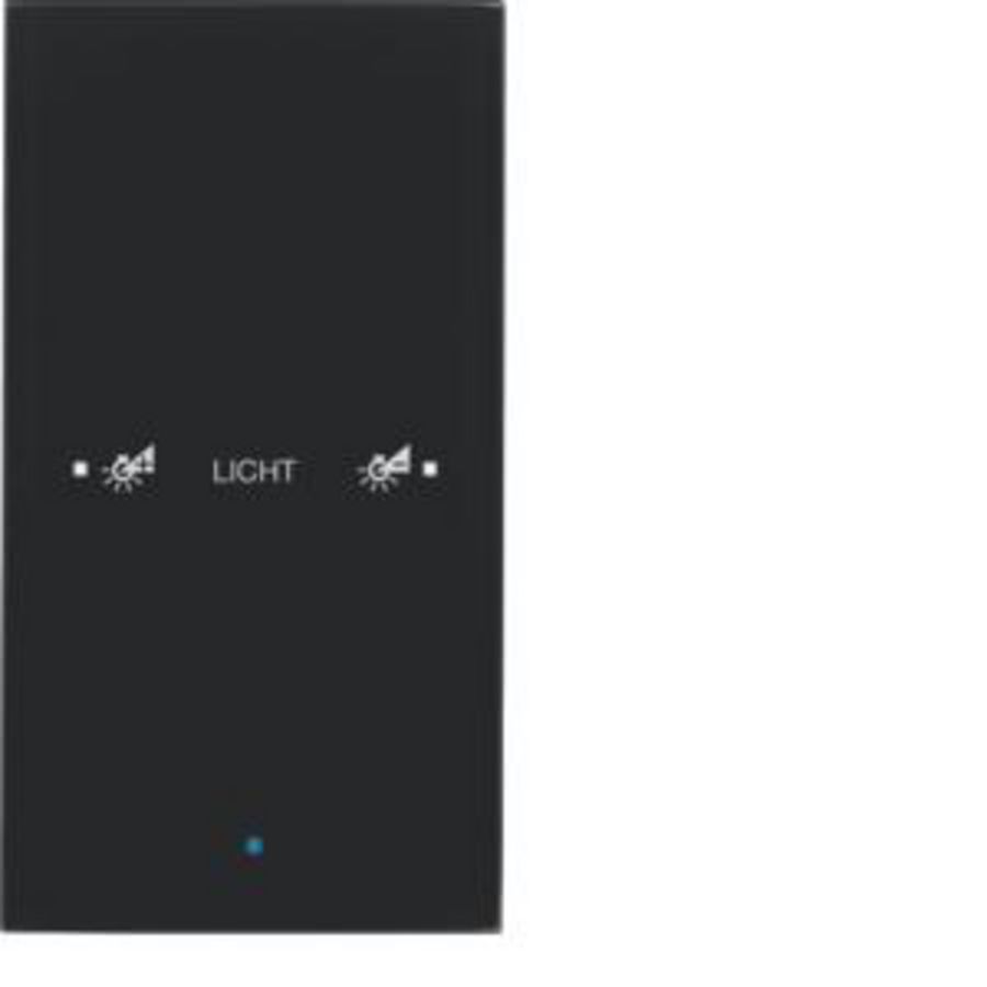 Tastsensor KNX-touch geconfig. 1-v berker TS Sensor glas zw