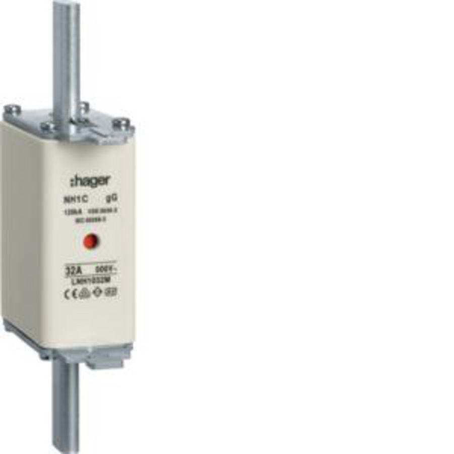 Mespatroon NH1C 32A 500V gG combimelder VVE=3