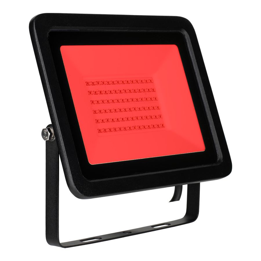 Schijnwerper LED kleur 50W IP65 rood