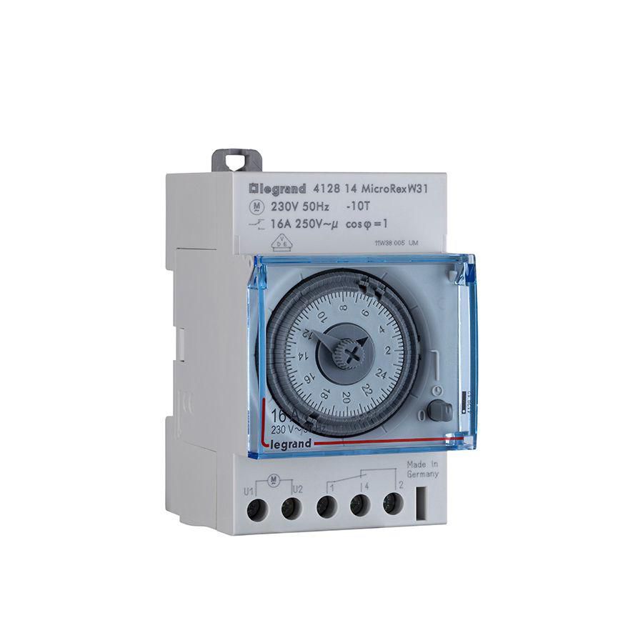 Weekklok W31 analoog 230V MicroRex