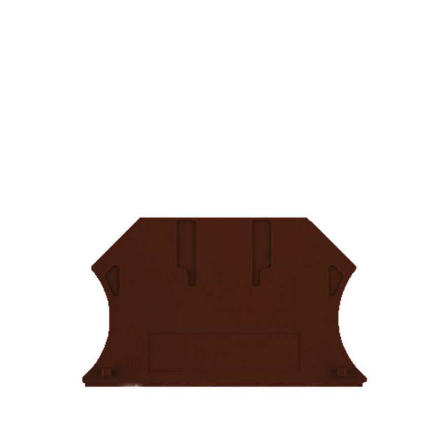 Afsluit- eindplaat brown h:56mm b:1.5mm V-0 Wemid VVE=50