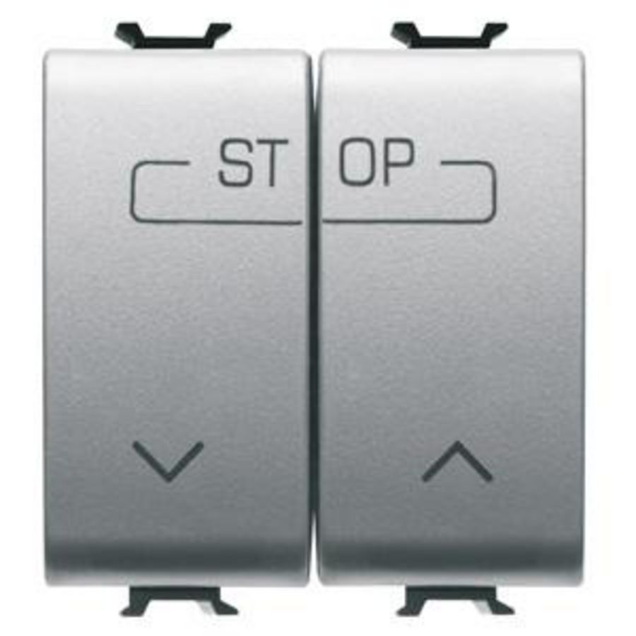 DUBBELE DRUKKNOP 250 Vac-STEEKKLEMMEN-1P NO 16 A-SYMBO VVE=6