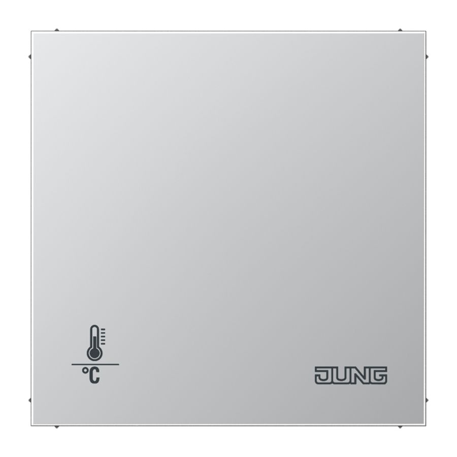 Objectregelaar + 4 bin aluminium KNX