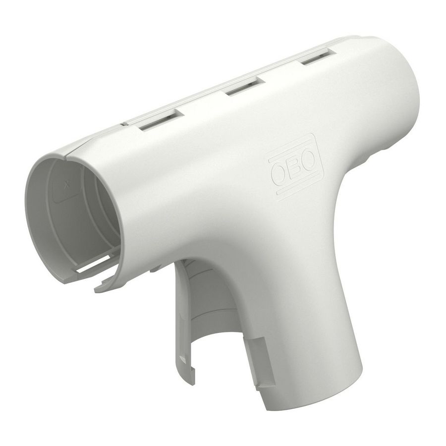 Quick-Pipe T-stuk M32 puur wit RAL9010 VVE=5
