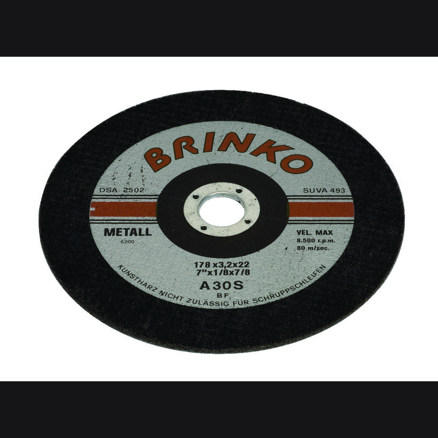 Doorslijpschijf staal Ø115mm gebogen