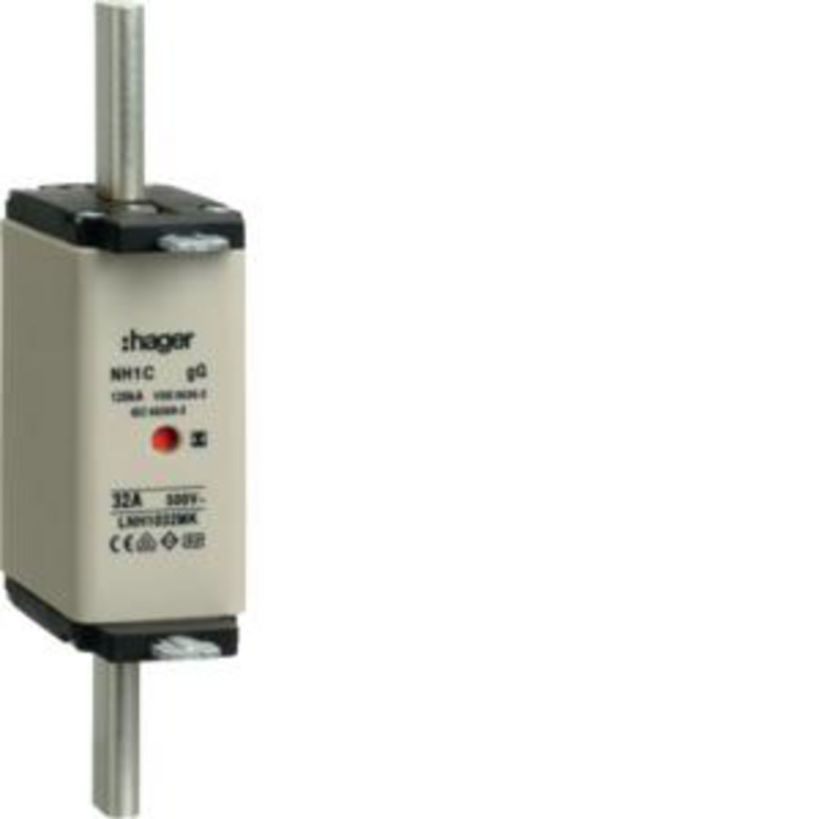 Mespatroon NH1C 32A 500V gG combimelder geisoleerd VVE=3