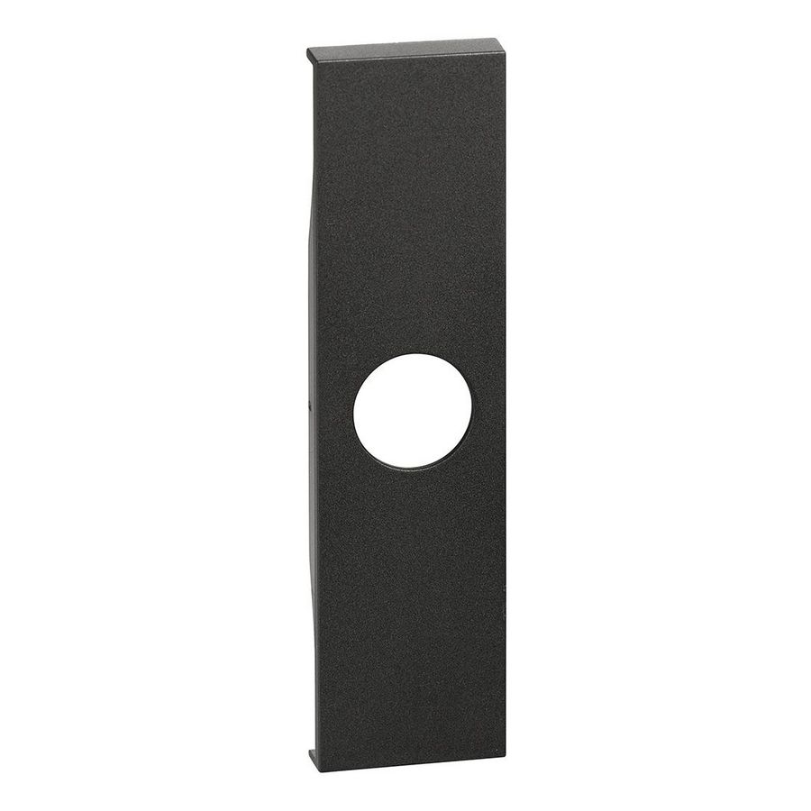 Sierplaat TV contactdoos zwart 1 module LivingNow