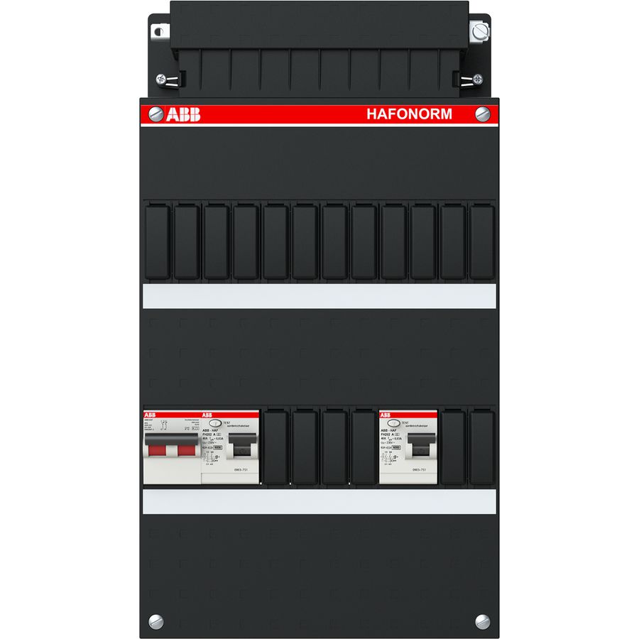 Installatiekast 2x 30mA achter HS, 1-f installatiekast