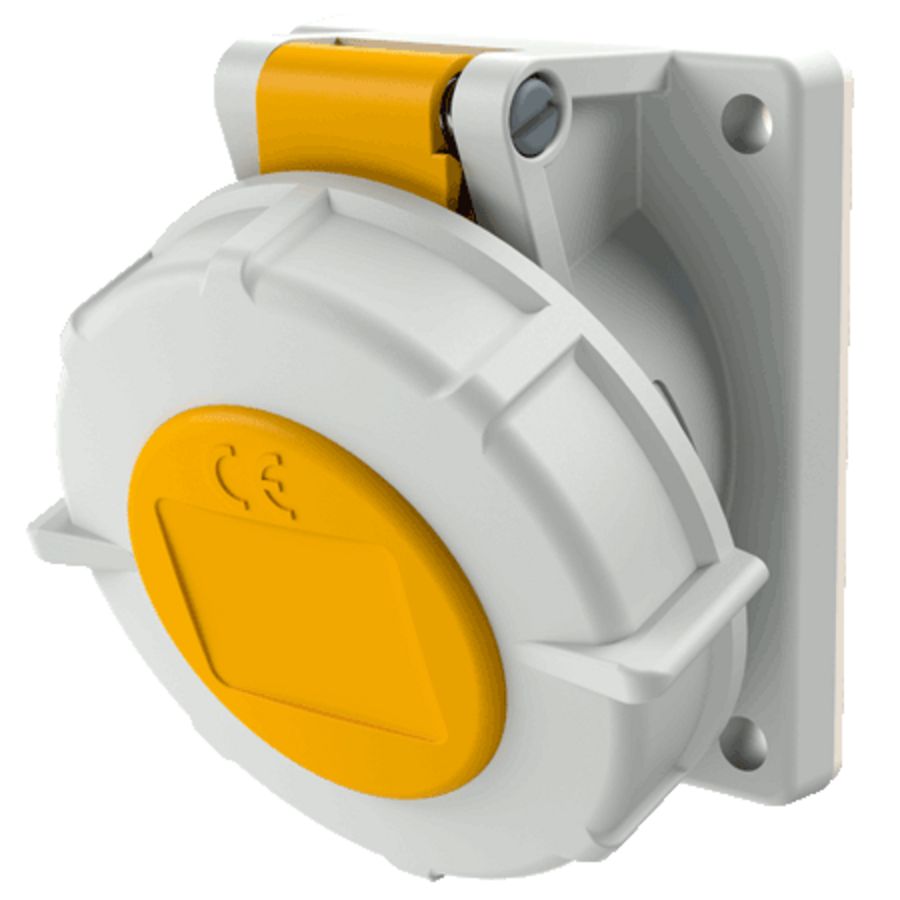 Inbouwwandcontactdoos 16A 3-polig  4H 110V IP67 TwinCONTACT