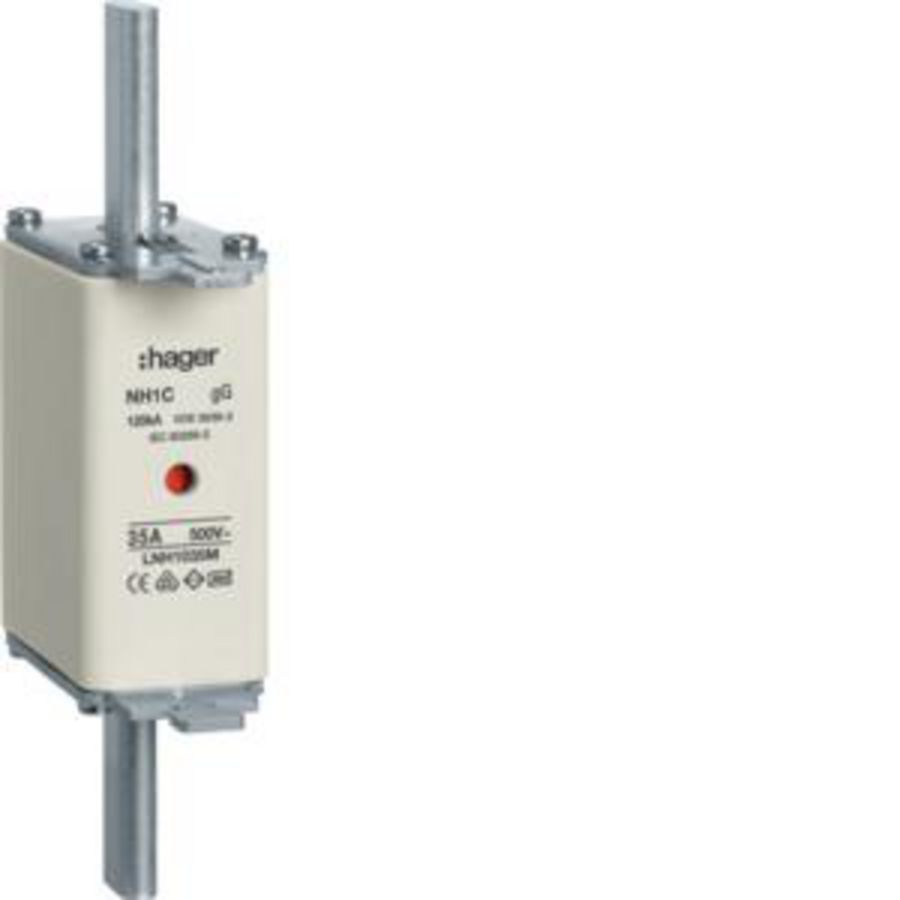 Mespatroon NH1C 35A 500V gG combimelder VVE=3