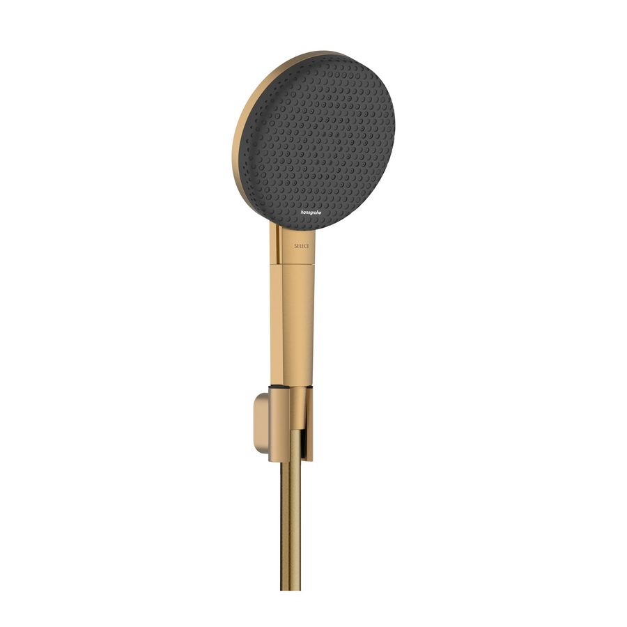 Raindance Alive Select S Badset 125 3 straalsoorten EcoSmart met Isiflex doucheslang 160cm Brushed Bronze