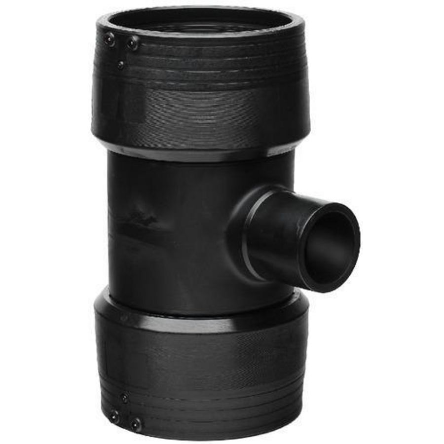 PE100 LU E-verloop verlopend T-stuk 200x90mm SDR11