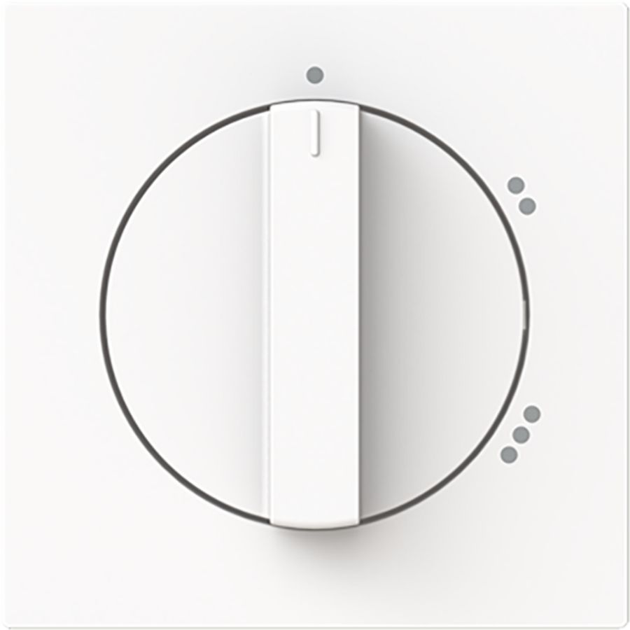 Centraalplaat voor 3 standen schak 2710/1U art-matwit (2542 DR/02-44M)