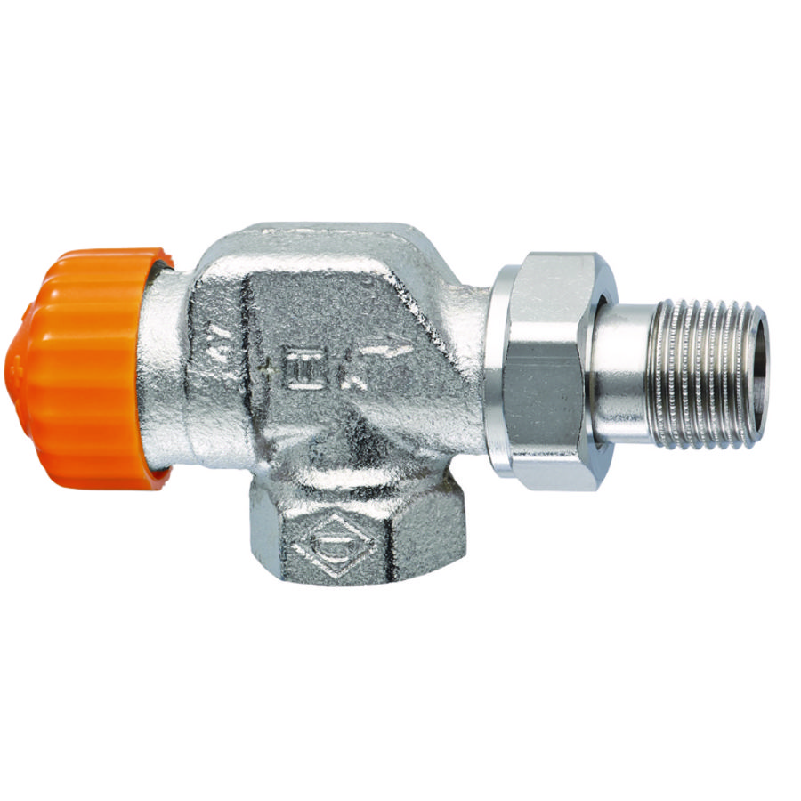 Afsluiter thermostatisch dynamisch ECLIPSE haaks verkeerd 1/2" DN15