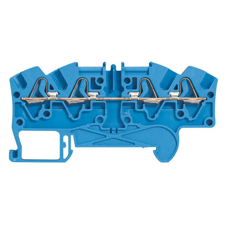 Steekklem 5mm 4-polig 4mm² blauw Viking 3 VVE=60
