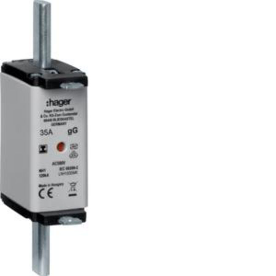Mespatroon NH1C 35A 500V gG combimelder geisoleerd VVE=3