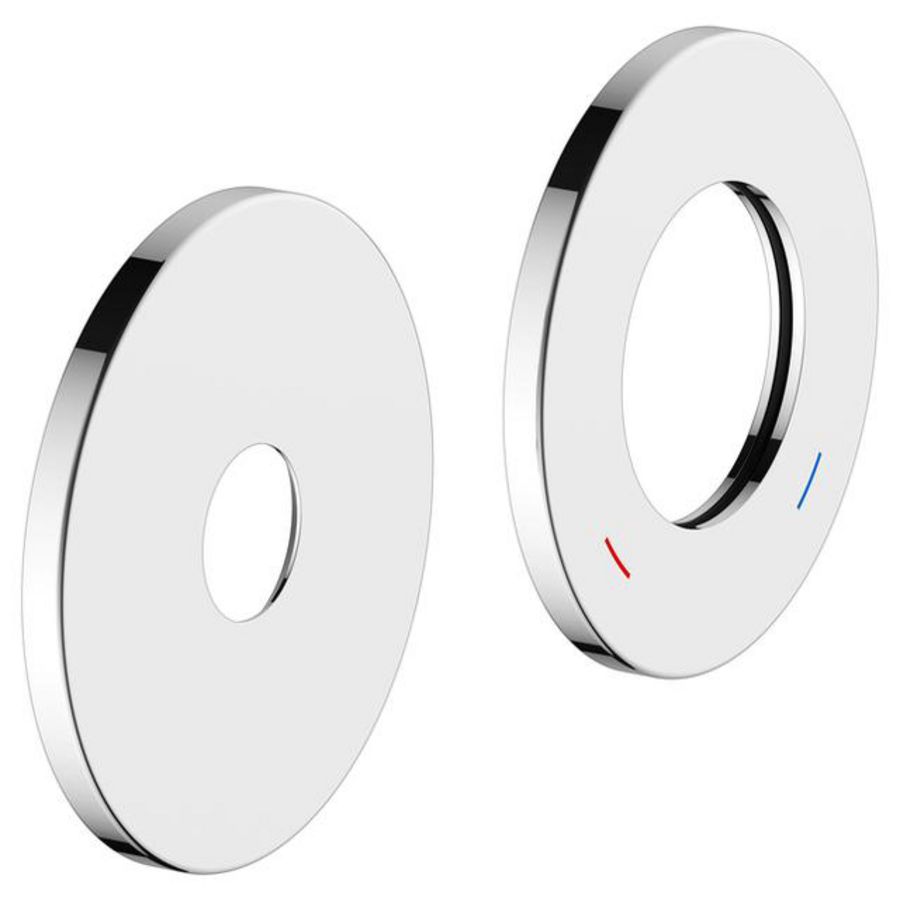 Rozetten (set) voor 1-hendel wastafelmengkraan opbouwmontag