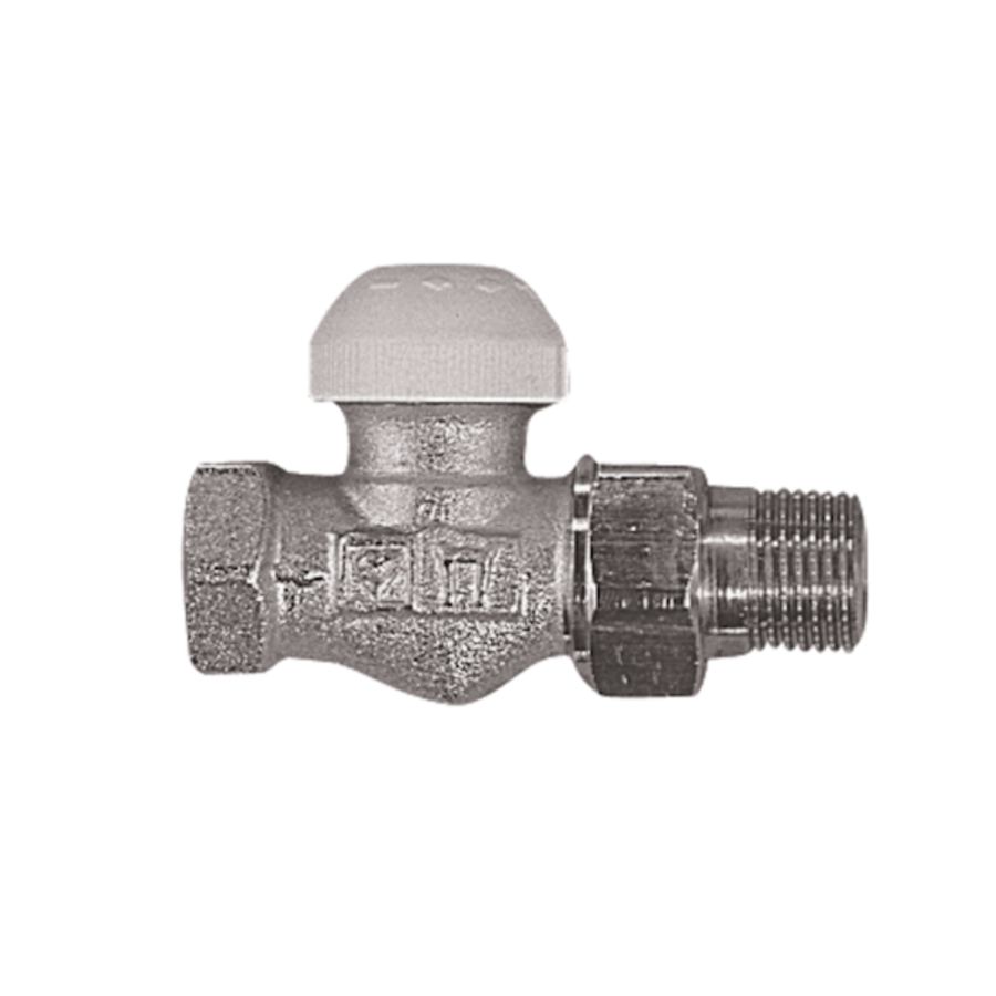 Thermostatische afsluiter TS90 recht 3/8 VVE=20
