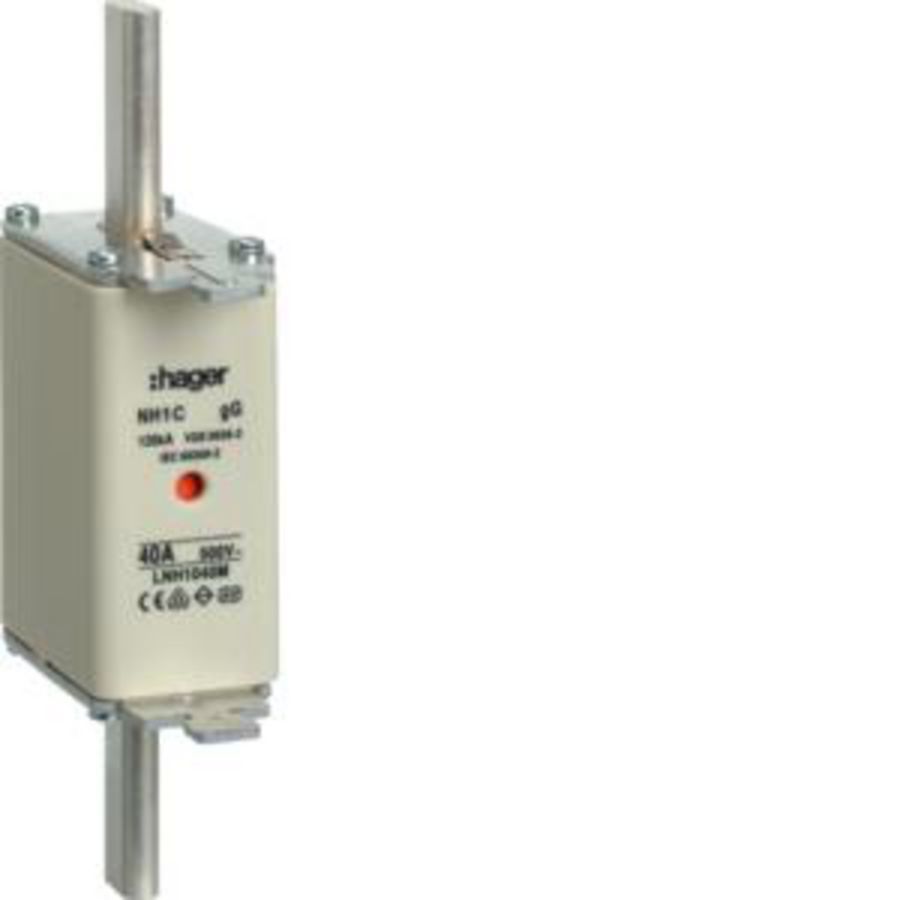Mespatroon NH1C 40A 500V gG combimelder VVE=3