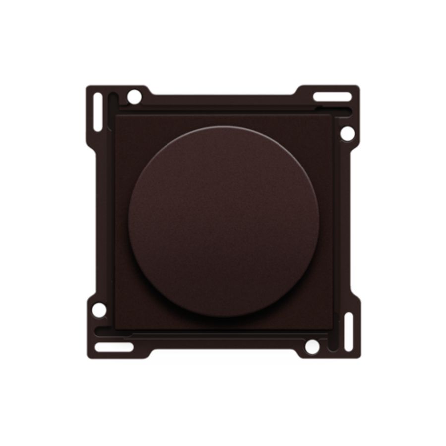 Afwerkingsset draaiknopdimmer/snelh.reg. incl.draaikn d.brow