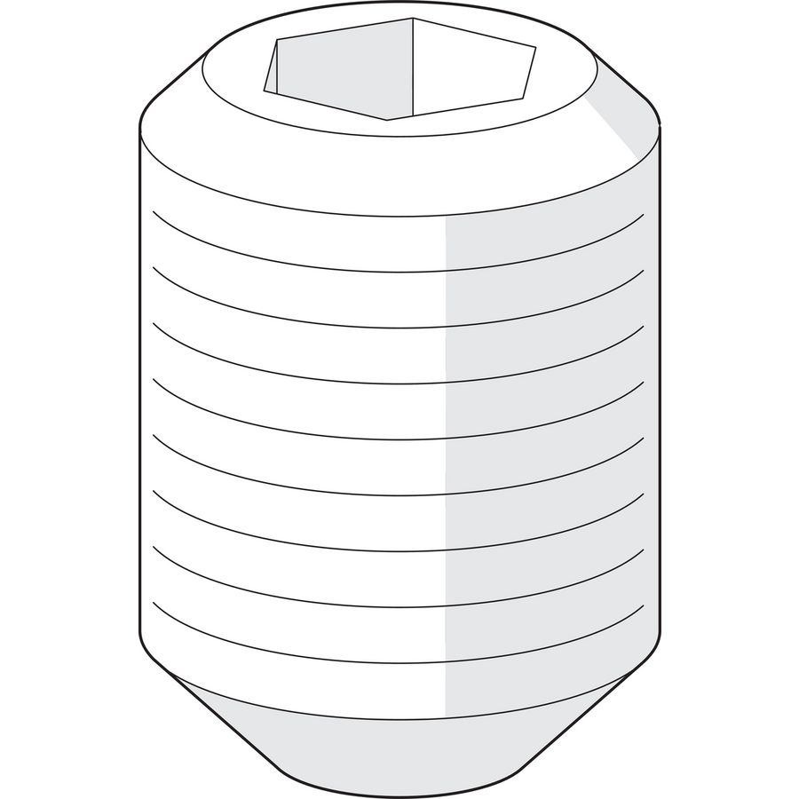 Mat bevestigingsschroef M6x11