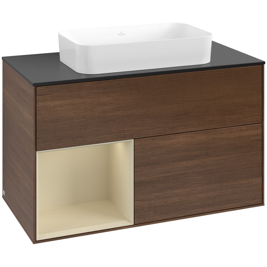 Wastafelonderkast Finion 1000x603x501mm W.Veneer F652HJGN