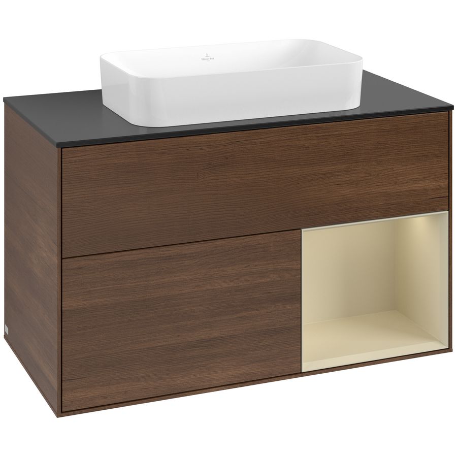 Wastafelonderkast Finion 1000x603x501mm W.Veneer F662HJGN