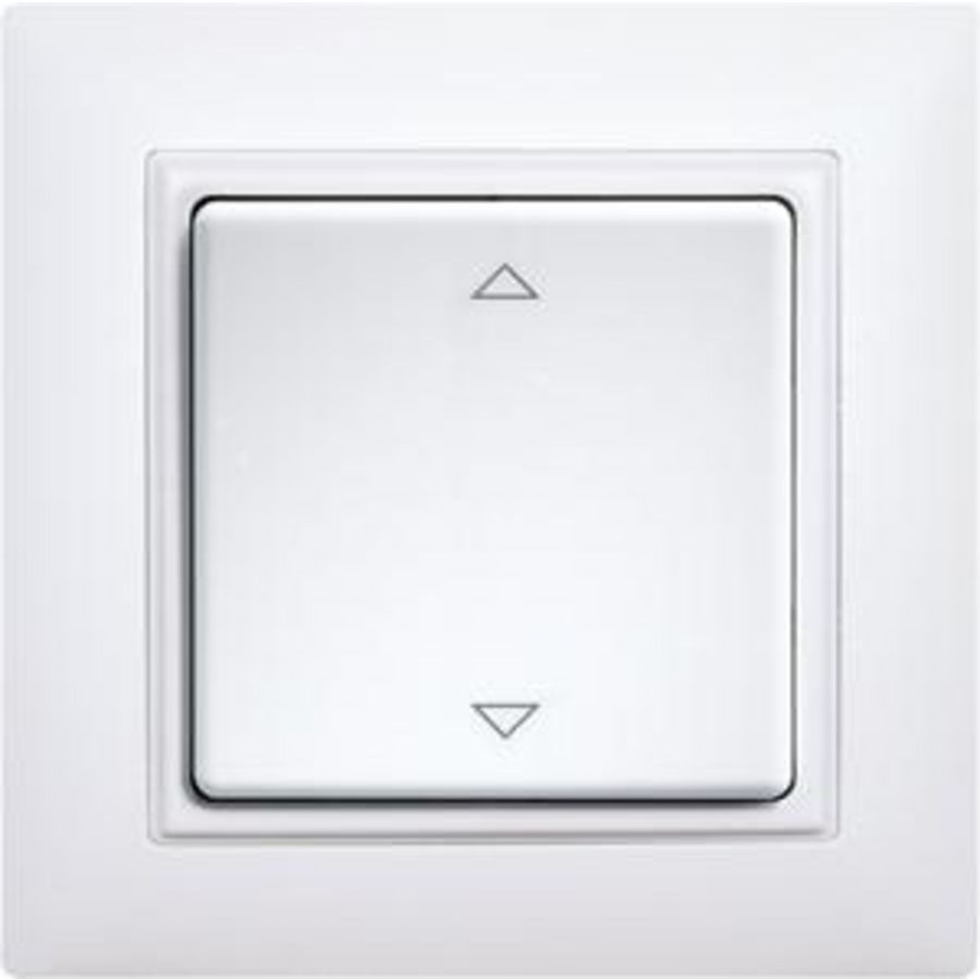 Draadloze EnOcean pulsdrukker,2- 4-kanaals,60x60 mm,z.