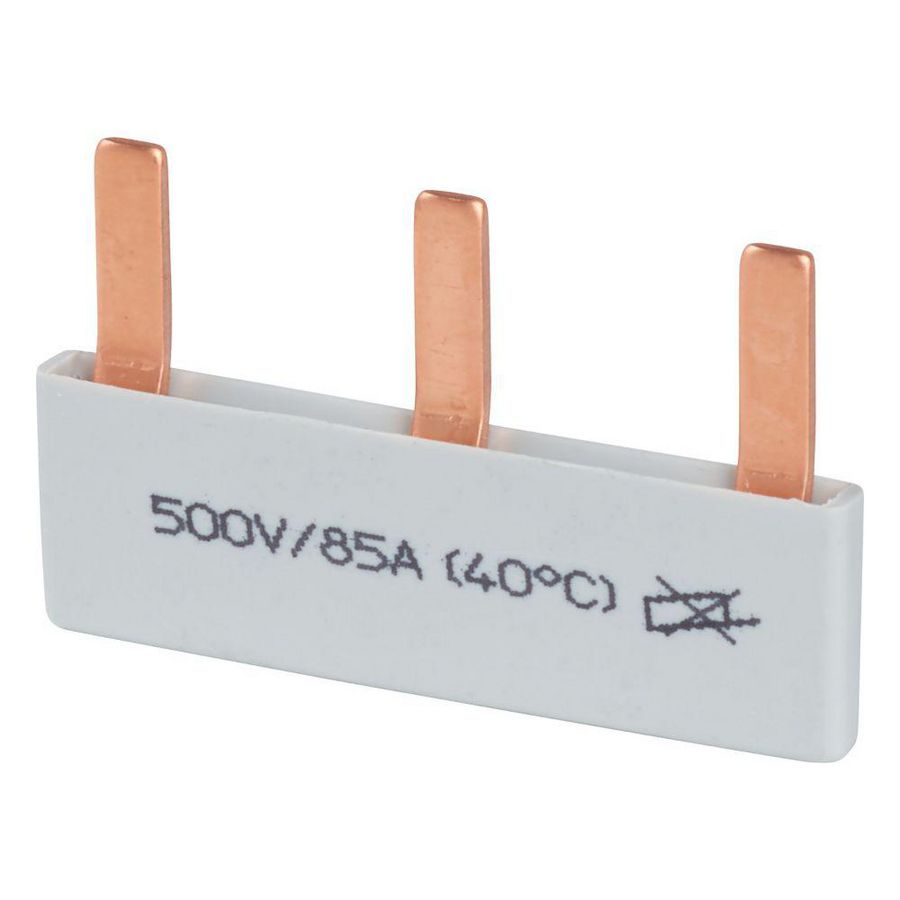 Kamrail vlak 18mm 3pin Geisoleerd