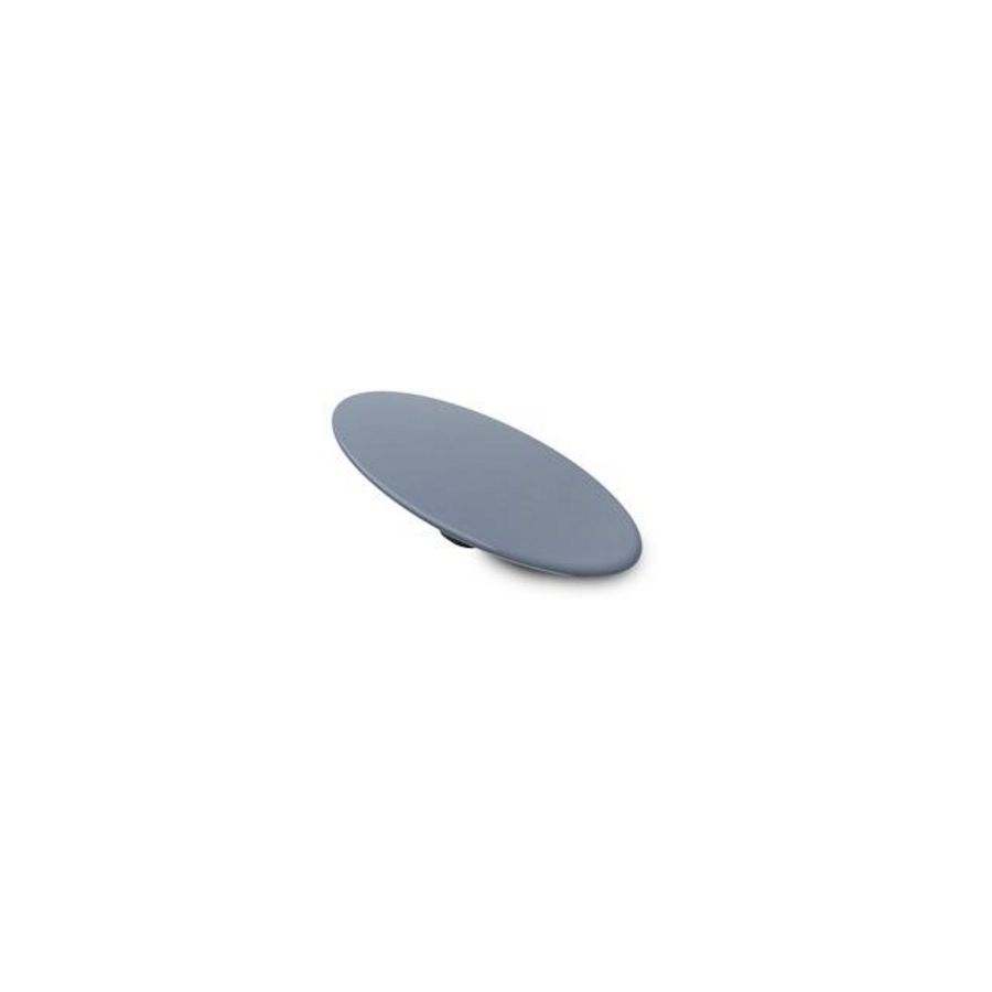 Mono overloopdeksel geemailleerd Blue Satin