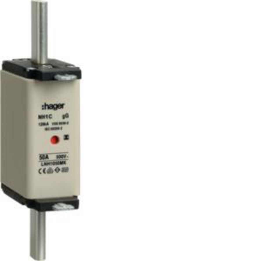 Mespatroon NH1C 50A 500V gG combimelder geisoleerd VVE=3