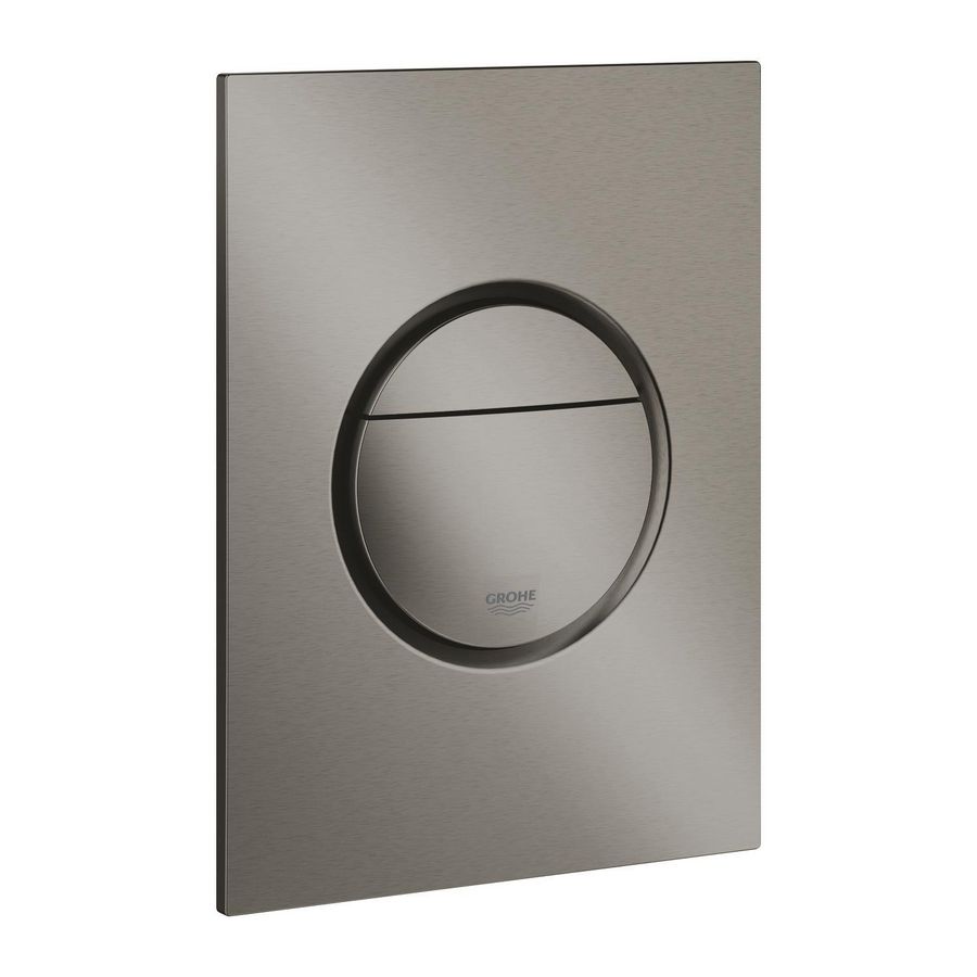 Nova cosmopolitan S bedieningspaneel closet hard graphite geborsteld (mat donker grijs)