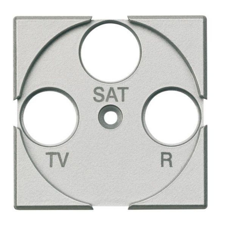 Afdekplaat R-TV-Sat 2 modulen Axolute Tech