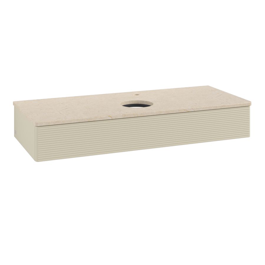 Wastafelonderkast Antao 1200x190x500mm S.Grey Matt Lacquer K10153HJ
