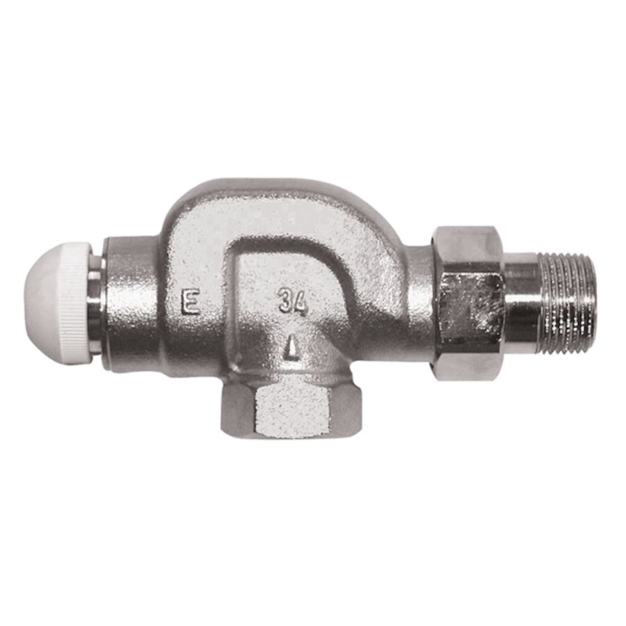 Thermostatische afsluiter TS E max. doorstroom haaks vk 1/2