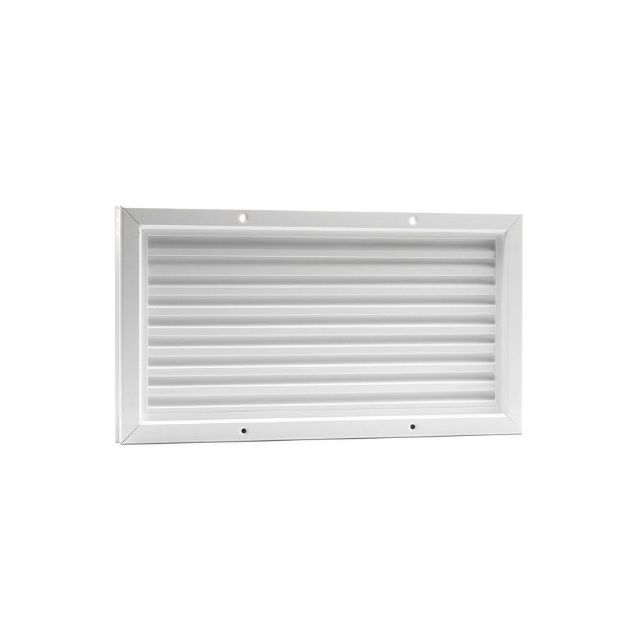 ALU deurrooster 445x245mm wit