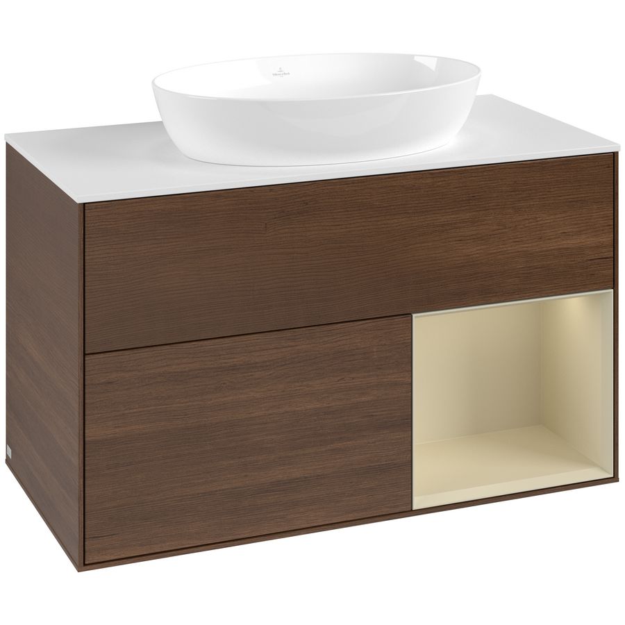 Wastafelonderkast Finion 1000x603x501mm W.Veneer FA21HJGN