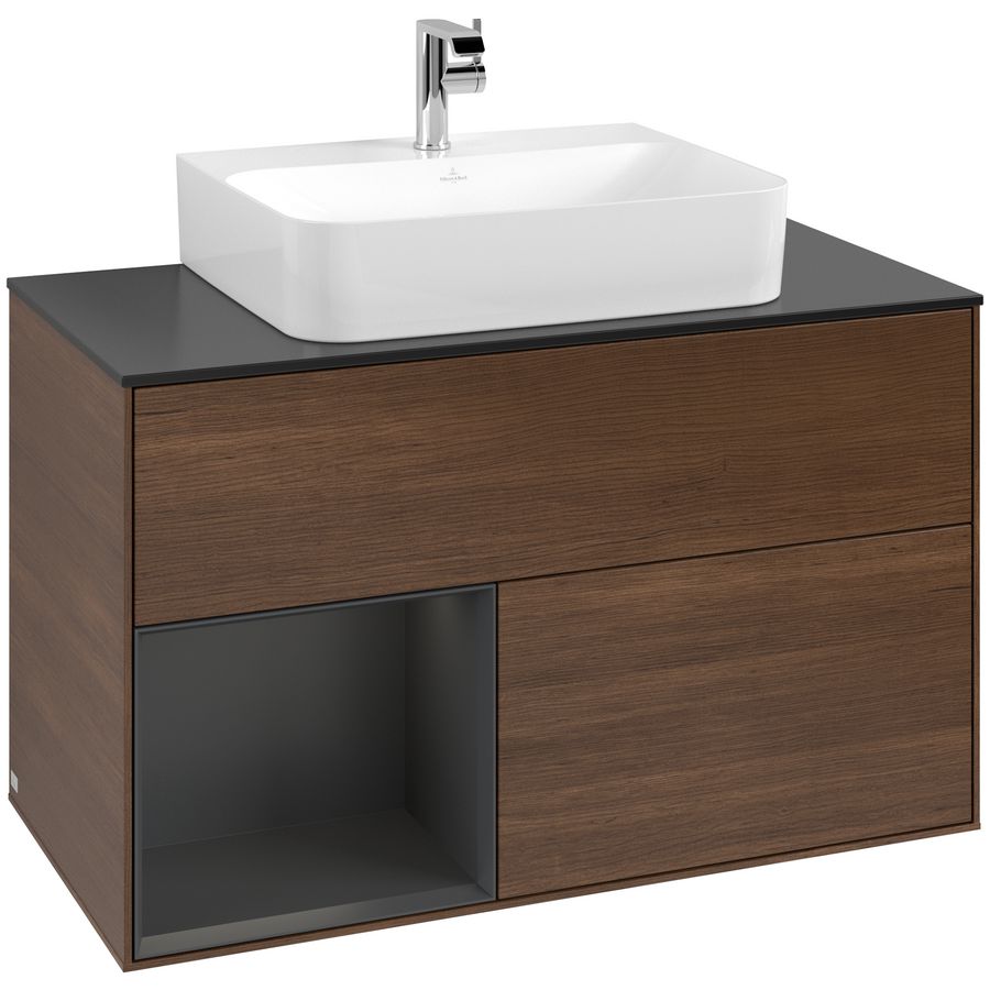 Wastafelonderkast Finion 1000x603x501mm W.Veneer G112HJGN