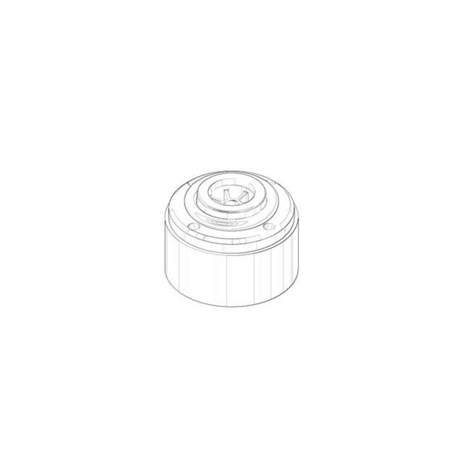 Beluchter 24x12mm Platina gebors.