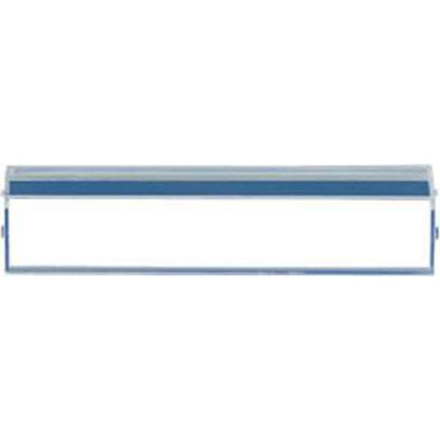 Afdekking plexiglas v.tekstvenster 13x54 VVE=10