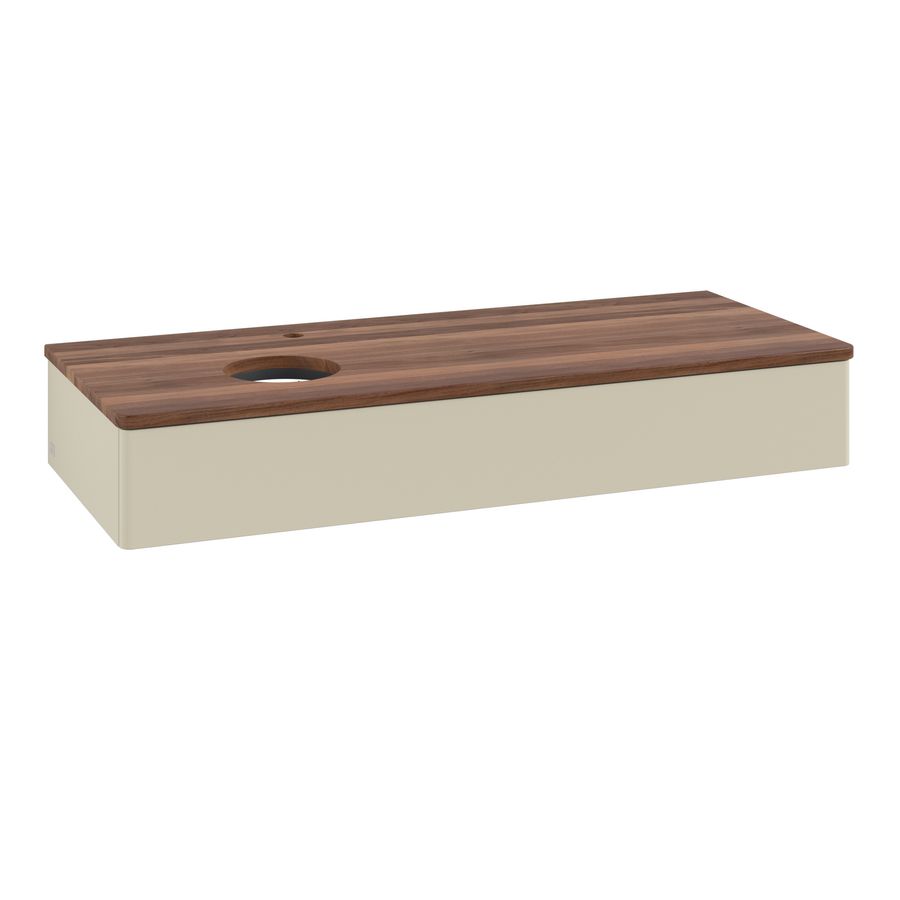 Wastafelonderkast Antao 1200x190x500mm S.Grey Matt Lacquer K11052HJ