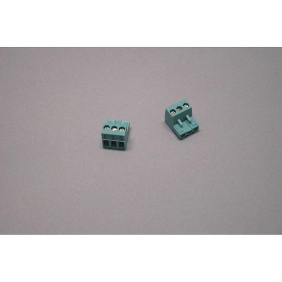 Aansluitklem 3-polig turquoise 73772