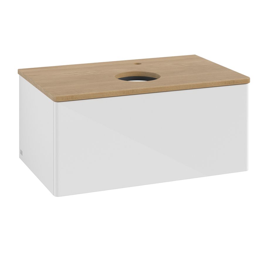 Wastafelonderkast Antao 800x360x500mm G.White.L K30051GF