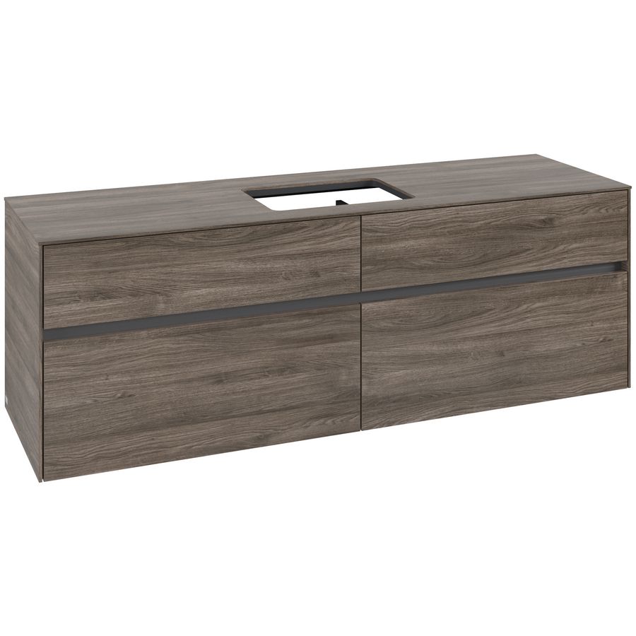 Wastafelonderkast Collaro 1600x548x500mm Sto.Oak C12000RK