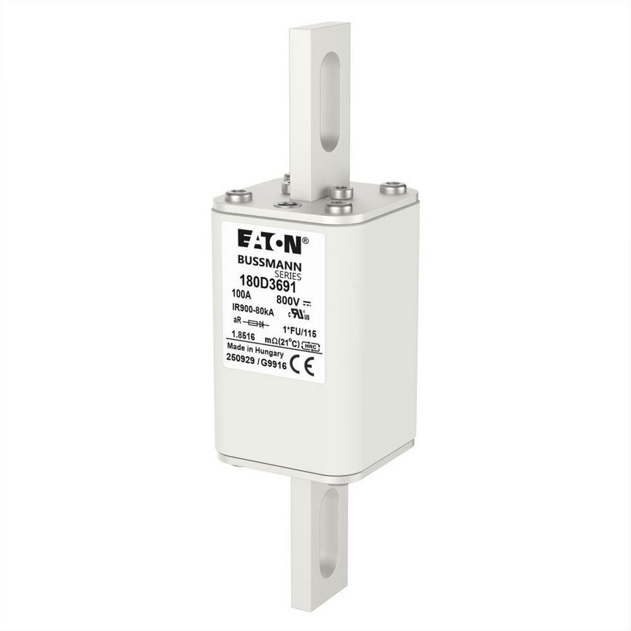 Fuse-link high speed 100A 800 Vdc 100 kA 115x58x45 VVE=2