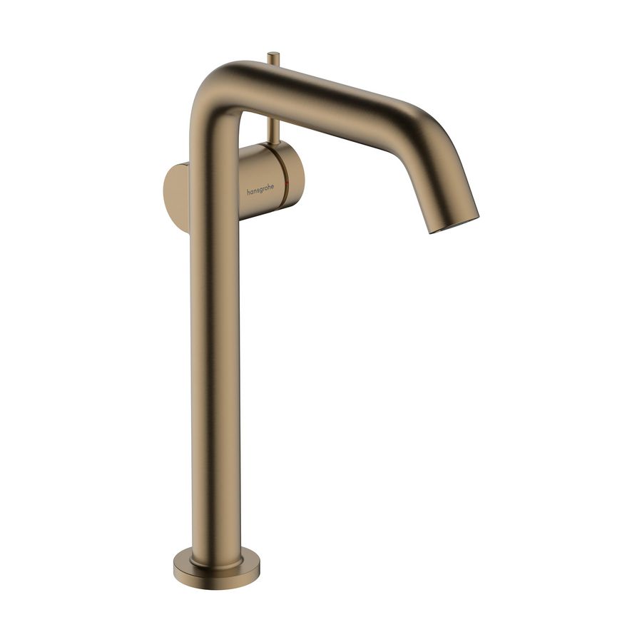 Tecturis S 1-hendel wastafelmengkraan 240 Fine highriser CoolStart brushed bronze incl. push-open plug