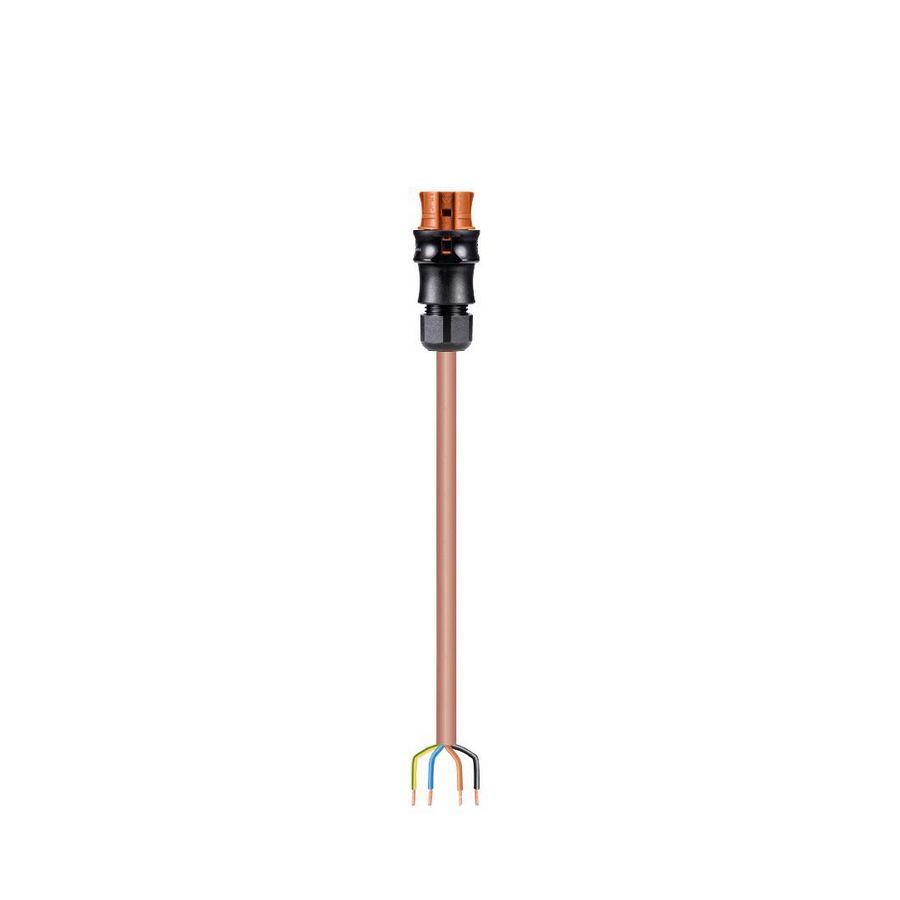 Aansluitsnoer RST20I4 female 2,5mm² 100cm olflex bruin VVE=40